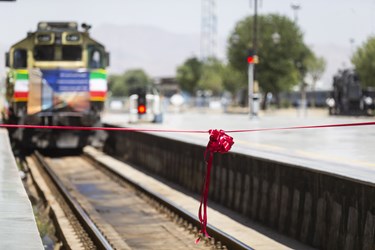 آیین افتتاح خط ترانزیت ریلی قزاقستان به ترکیه از مسیر ایران