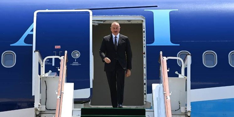 رئیس جمهور آذربایجان وارد ازبکستان شد + تصاویر