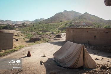 مناطق زلزله زده افغانستان