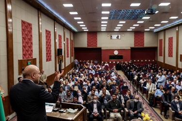 سخنرانی محمدباقر قالیباف رئیس مجلس شورای اسلامی در کنگره ملی معلمان با حضور رئیس مجلس