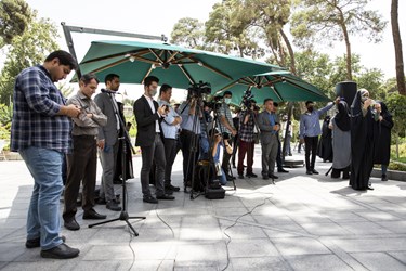حضور خبرنگاران درحاشیه جلسه هیات دولت