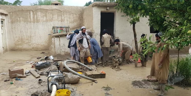 تخریب ده‌ها منزل مسکونی براثر جاری شدن سیل در جنوب افغانستان