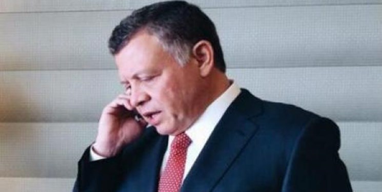 گفت‌وگوی تلفنی شاه اردن و نخست وزیر رژیم صهیونیستی