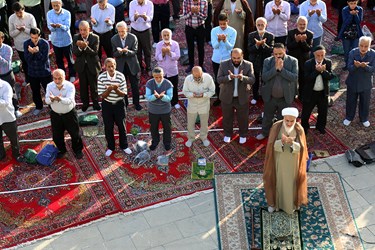 اقامه نماز عید قربان در قزوین 