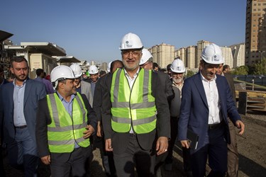 علیرضا زاکانی شهردار تهران در مراسم تفاهم نامه ساخت خط ۱۰ مترو تهران