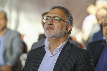 علیرضا زاکانی شهردار تهران در مراسم تفاهم نامه ساخت خط ۱۰ مترو تهران