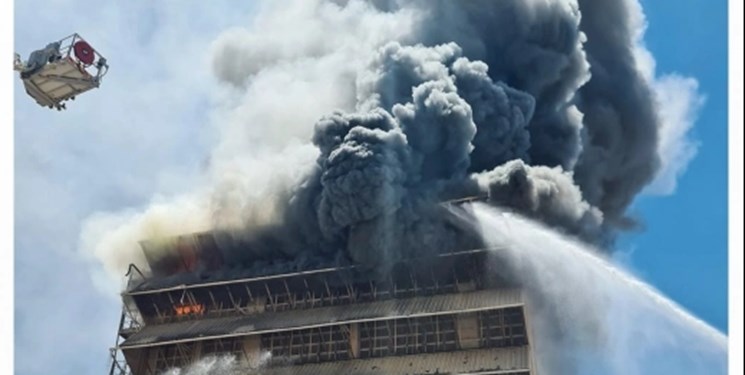 آتش‌سوزی در یک نیروگاه برق در جنوب شرق اراضی اشغالی+ویدئو