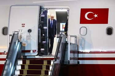 ورود رجب طیب اردوغان رئیس‌جمهور ترکیه به تهران