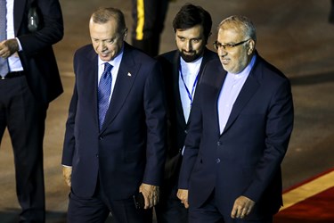 جواد اوجی وزیر نفت و رجب طیب اردوغان رئیس‌جمهور ترکیه