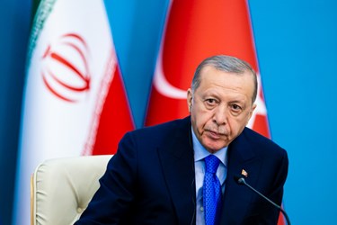رجب طیب اردوغان رئیس جمهور ترکیه در کنفرانس خبری اجلاس سه جانبه آستانه