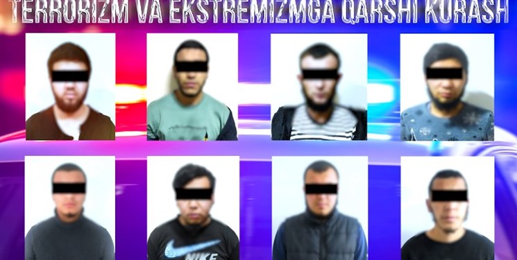 بازداشت 8 شهروند ازبکستان مظنون به افراط‌گرایی