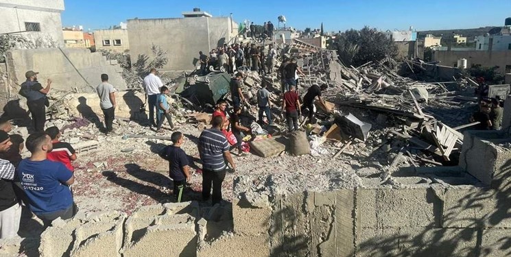 صهیونیست‌ها قهوه‌خانه یک فلسطینی را با بولدوزر تخریب کردند