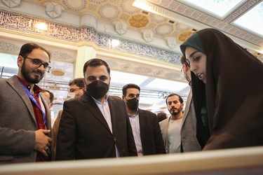 حضور عیسی‌ زارع‌پور وزیر ارتباطات و فناوری اطلاعات در نمایشگاه هم افزایی مدیریت ایران