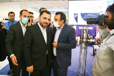 حضور عیسی‌ زارع‌پور وزیر ارتباطات و فناوری اطلاعات در نمایشگاه هم افزایی مدیریت ایران