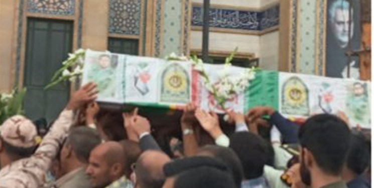 تشییع پیکر مطهر شهید «علی برزگرپور» در کرمان
