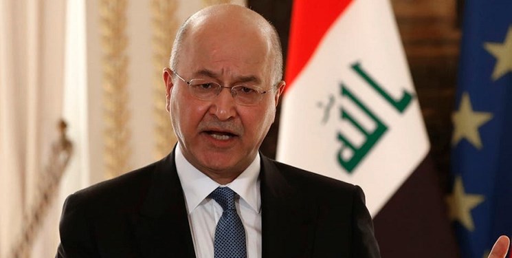 واکنش «برهم صالح» به ورود معترضان به پارلمان عراق