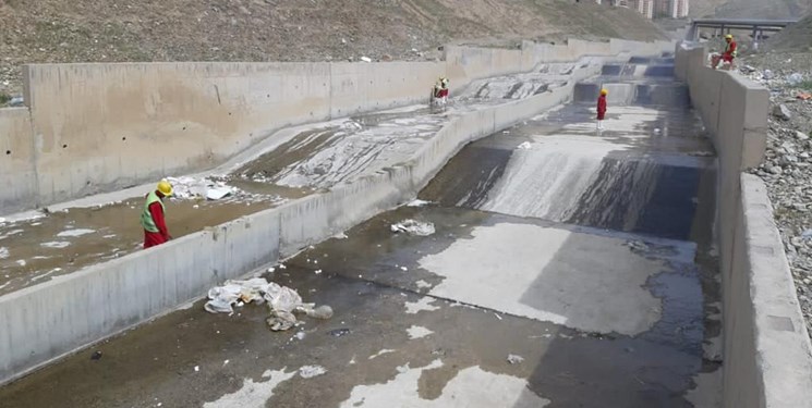 پیشگیری از ورود سیلاب به تهران با لایروبی کامل مسیر رودخانه‌های کن