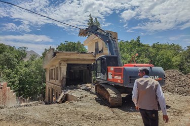 خسارات سیل در فیروزکوه