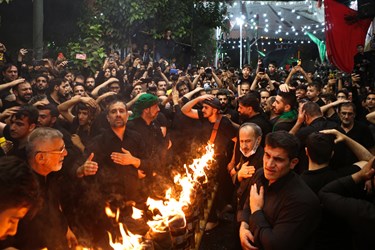 آیین مشعل‌گردانی در تهران
