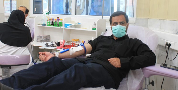 اهدای خون اصحاب رسانه استان قزوین به مناسبت «روز خبرنگار»