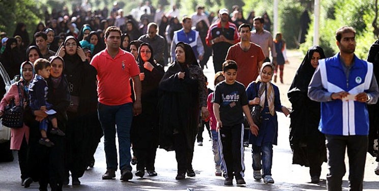 پیاده‌روی خانوادگی راه عاشقی در اصفهان برگزار شد