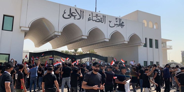 تعلیق فعالیت‌های عادی شورای قضایی عراق در پی تجمع حامیان صدر