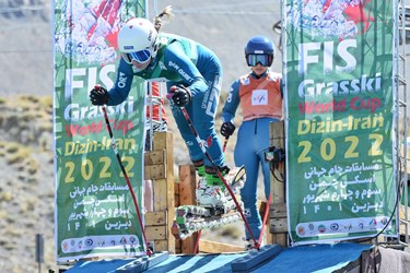 گزارش تصویری از مسابقات جام جهانی اسکی چمن در دیزین