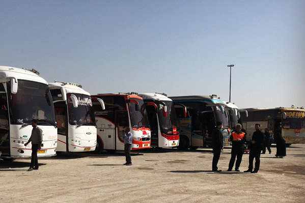  زائران گروهی هم می‌توانند با اتوبوس‌ به مرز بروند