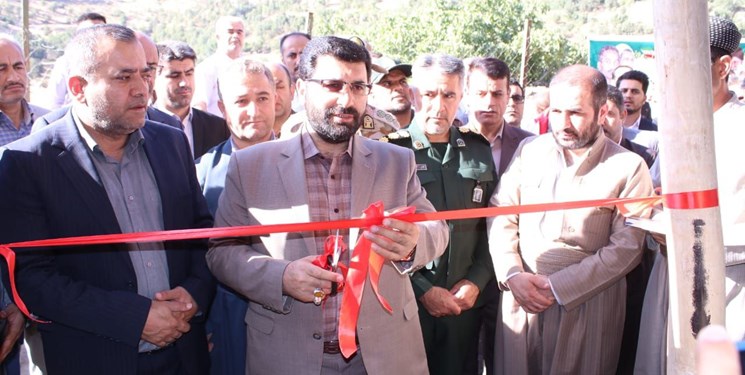 افتتاح طرح‌های عمرانی به مناسبت هفته دولت در سردشت