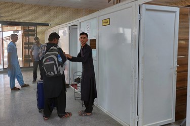 ورود زائران پاکستانی از پایانه مرزی ریمدان