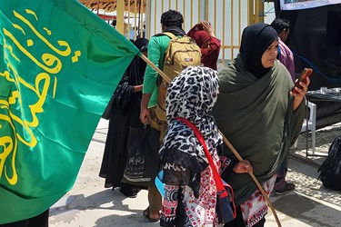 ورود زائران پاکستانی از پایانه مرزی ریمدان