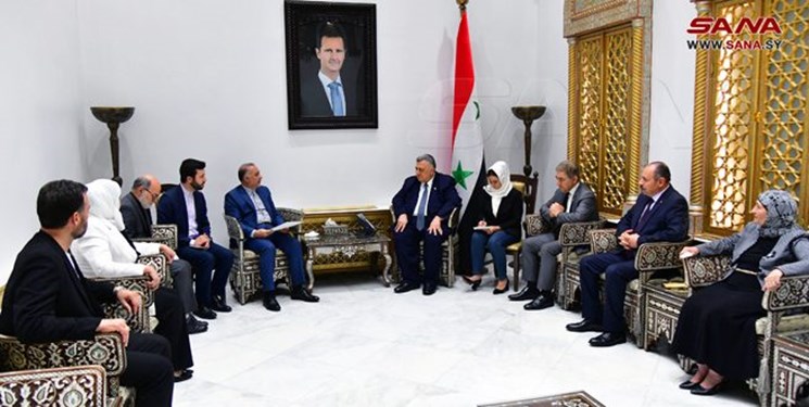 دیدار رئیس پارلمان سوریه با سفیر تهران با محوریت حملات تل‌آویو