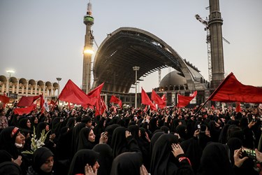 آیین بدرقه خادمان و زائران راهپیمایی اربعین