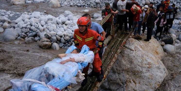 66 کشته و 250 مجروح آخرین آمار زمین‌لرزه قدرتمند در چین