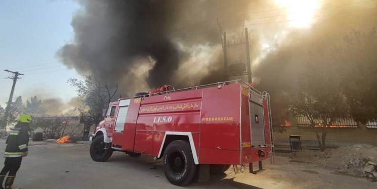 آتش سوزی مدرسه شهید «راغب کارواند» در خاش مصدوم نداشت