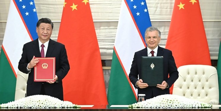 15 سند همکاری رهارود سفر رئیس جمهور چین به ازبکستان