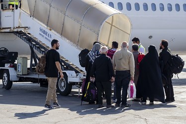 اعزام زائران اربعین حسینی از فرودگاه ارومیه