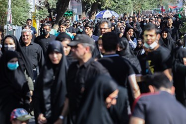 راهپیمایی جاماندگان اربعین در استان‌ها /تهران