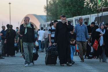 بازگشت زائران اربعین از مرز شلمچه