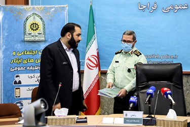 نشست خبری سردار تقی مهری رئیس سازمان وظیفه عمومی فراجا