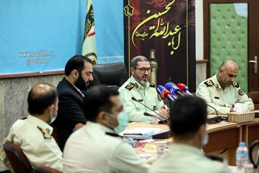 نشست خبری سردار تقی مهری رئیس سازمان وظیفه عمومی فراجا