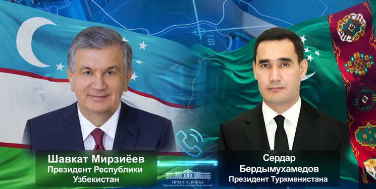 رایزنی رؤسای جمهور ازبکستان و ترکمنستان؛ دیدارهای آتی محور گفت‌وگو