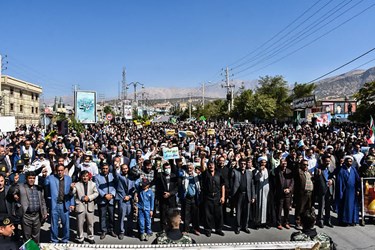 راهپیمایی عزاداران یاسوجی علیه فتنه‌گران