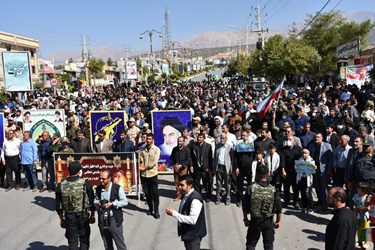 راهپیمایی عزاداران یاسوجی علیه فتنه‌گران