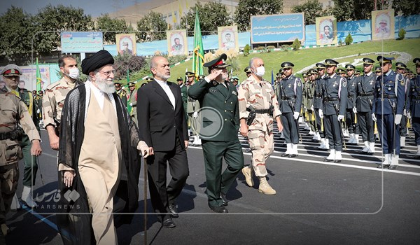 صوت| بیانات رهبر انقلاب در دانشگاه افسری امام حسن(ع) | خبرگزاری فارس