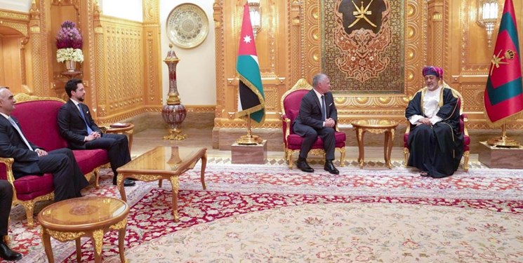 شاه اردن و سلطان عمان درباره مسائل منطقه گفت‌وگو کردند