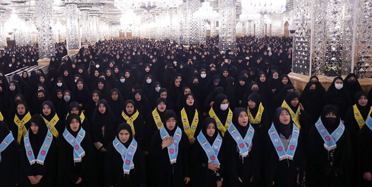 شرکت پنج هزار دانش‌آموز دختر مشهدی در همایش 