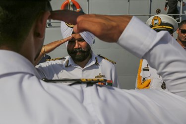 ناوگروه صلح دوستی ارتش هندوستان در بندرعباس