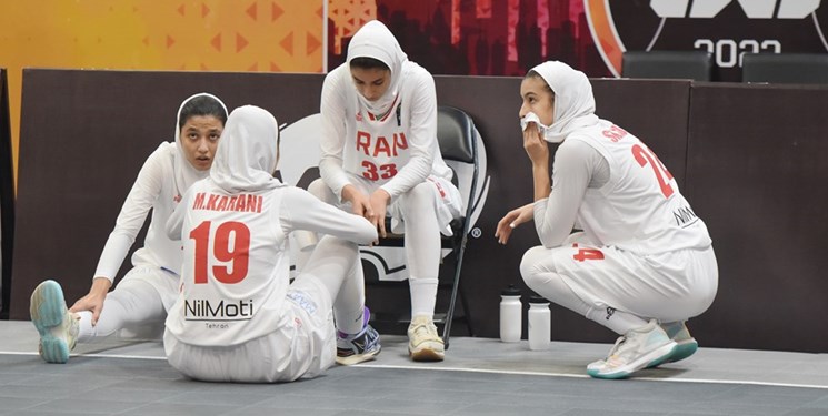 بسکتبال سه نفره کاپ|  دختران ایران از صعود بازماندند