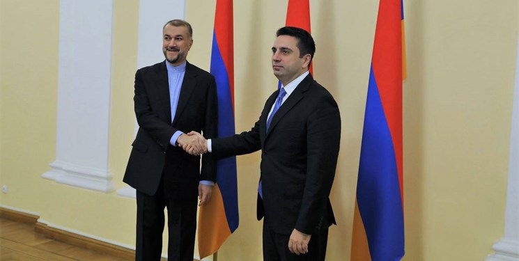 قدردانی رئیس مجلس ارمنستان از مواضع اصولی ایران در قبال تمامیت ارضی این کشور